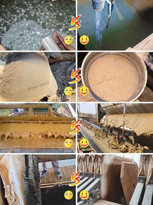 Okugeraanyiza ku nkola ya Polyacrylamide (PAM) mu kuyonja amazzi ag'omusaayi n'okuggya amazzi mu mazzi ag'omusaayi: 4 Okunoonyereza kw'embeera